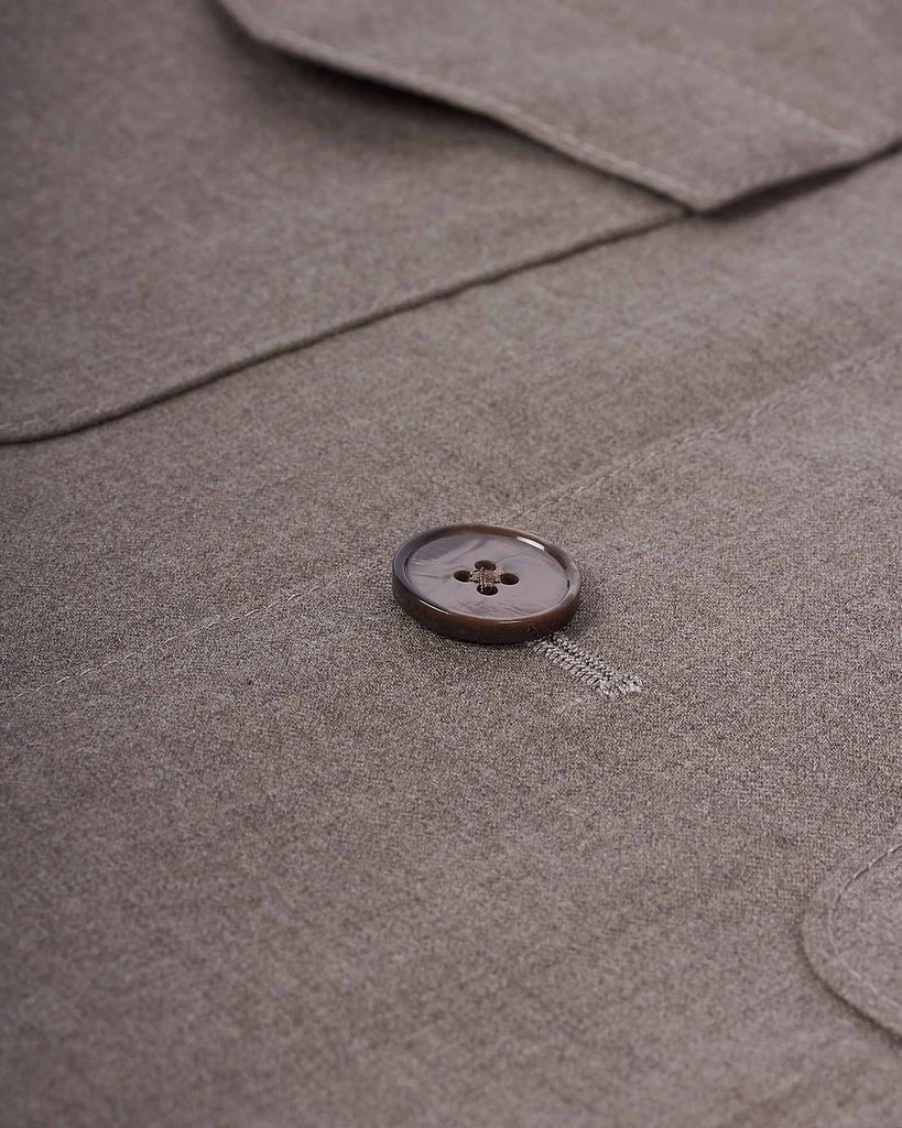 Overshirt Safari Wool Sand