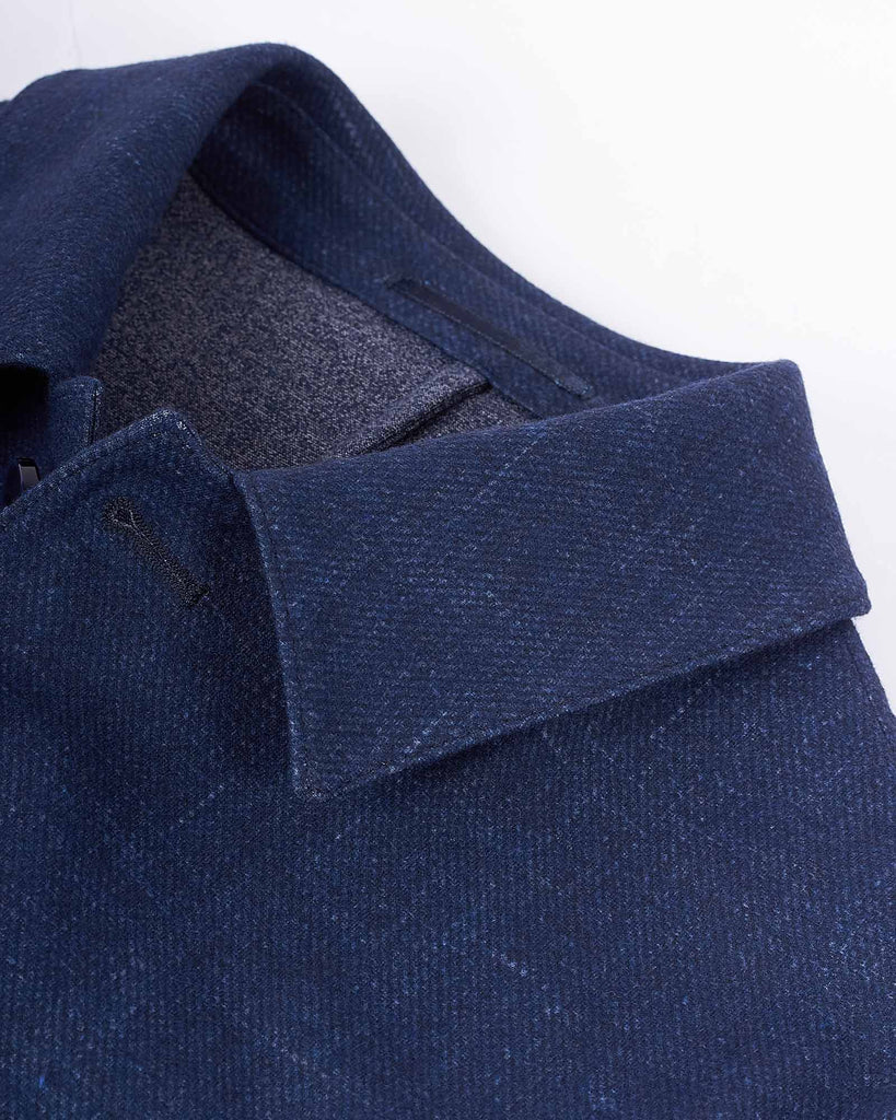 Overshirt Jersey Safari Blå