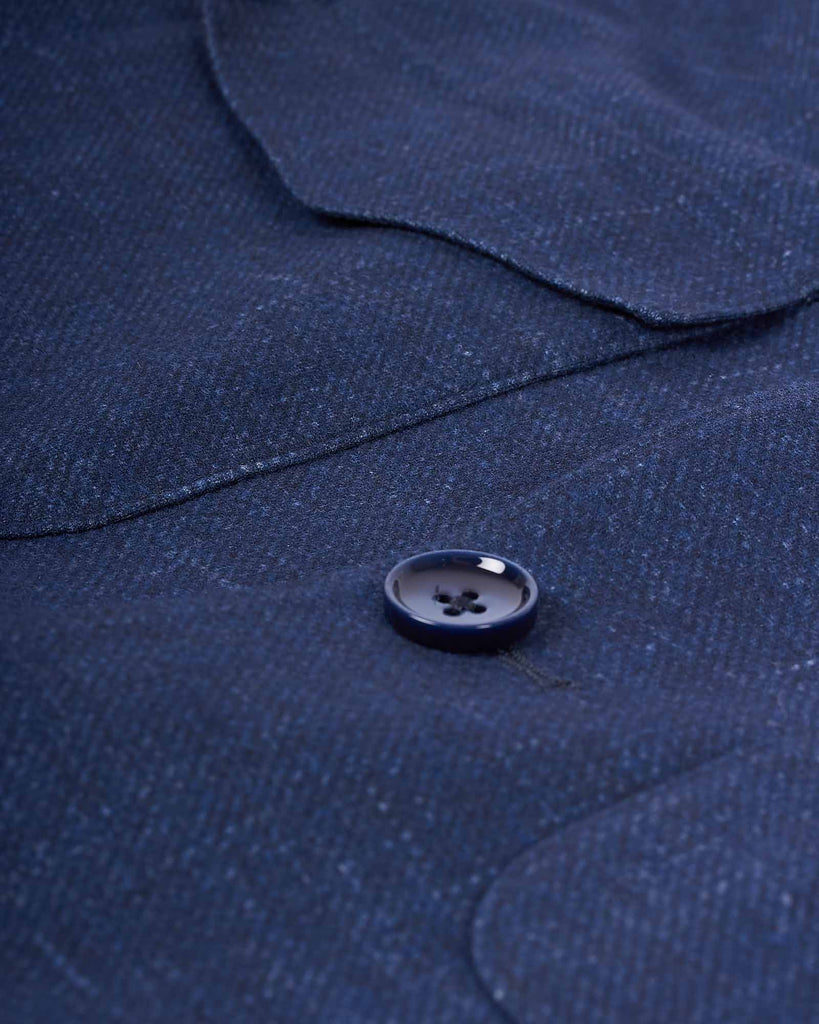 Overshirt Jersey Safari Blå