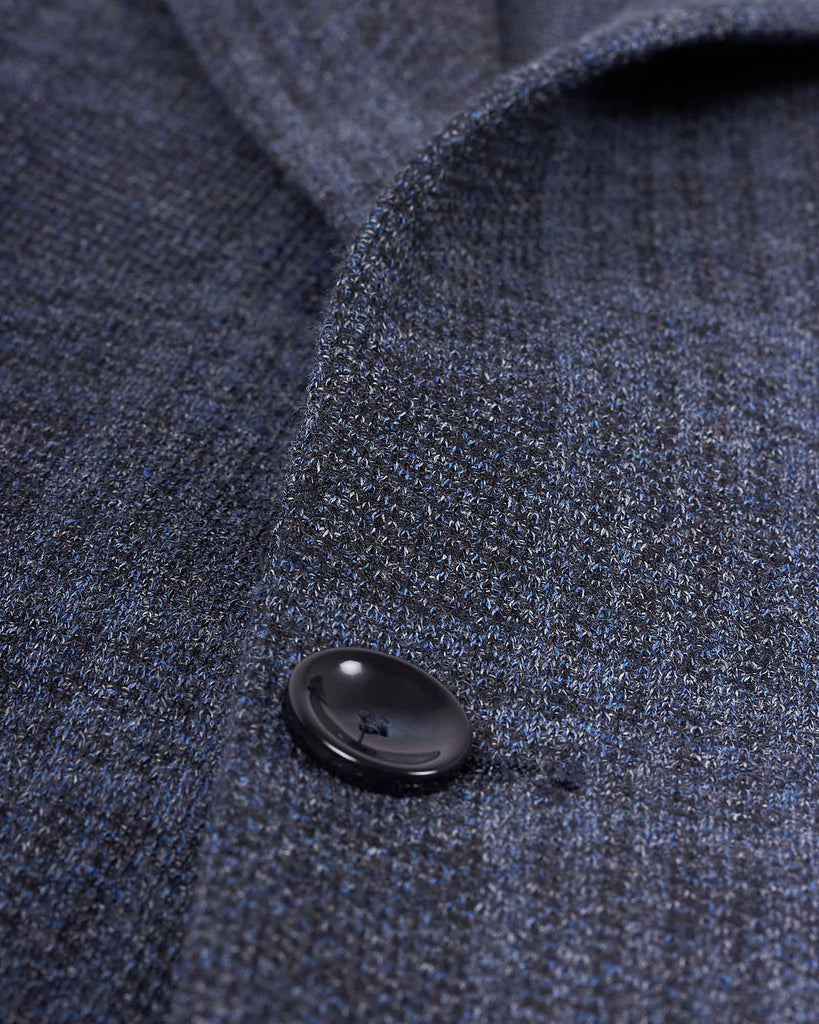 Jersey Check Blazer Sand
