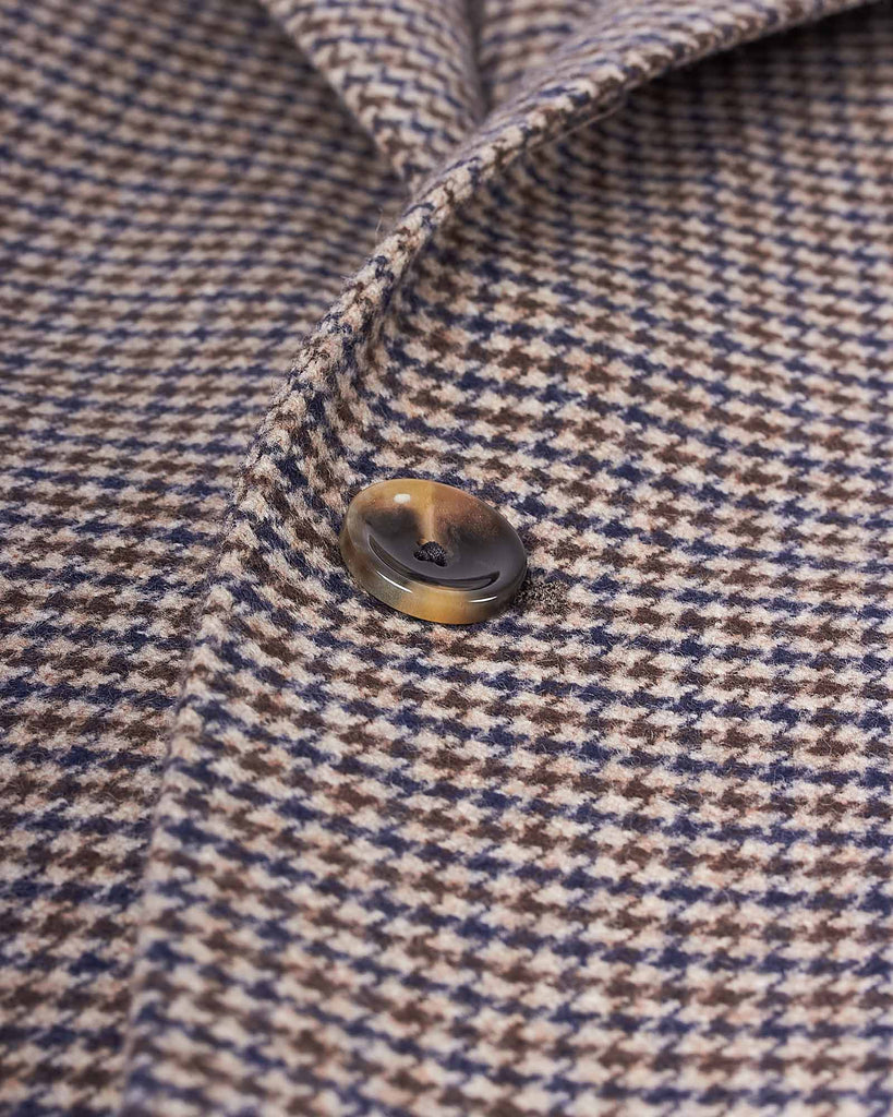 Houndstooth Blazer Brun