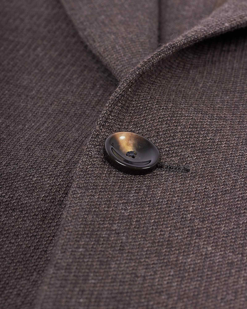 Jersey Stretch Blazer Brun