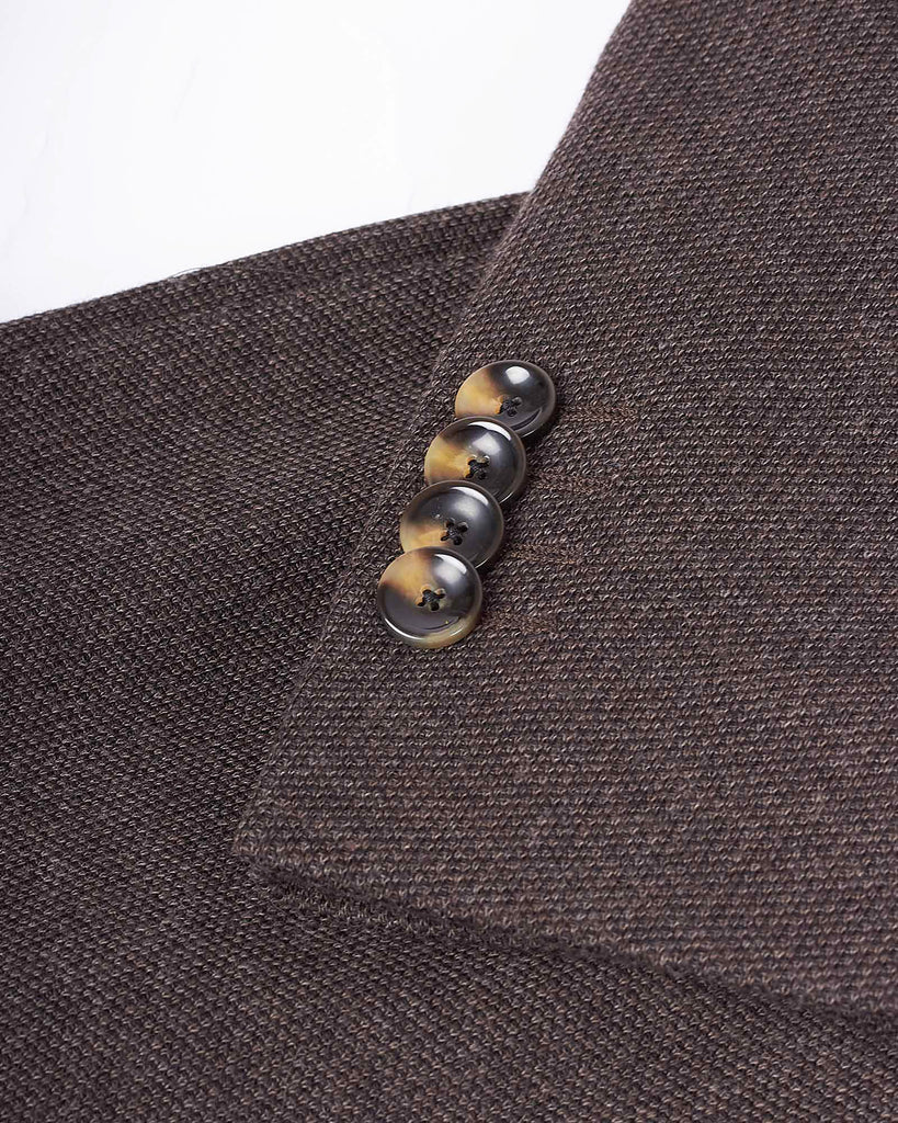 Jersey Stretch Blazer Brun