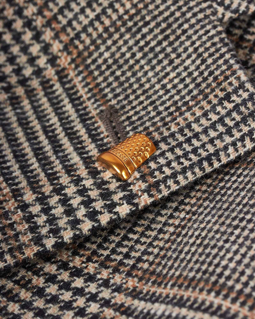 Check Blazer Brun