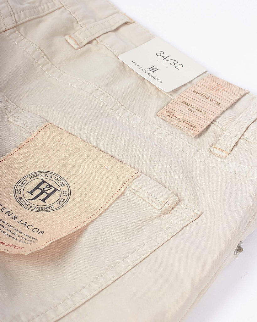 5 Pocket Jeans Sand