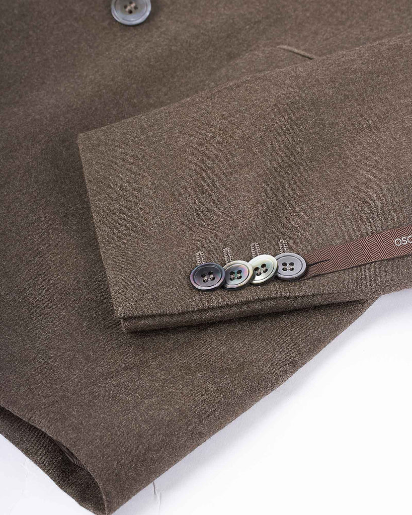 Farris Blazer Melange Brun