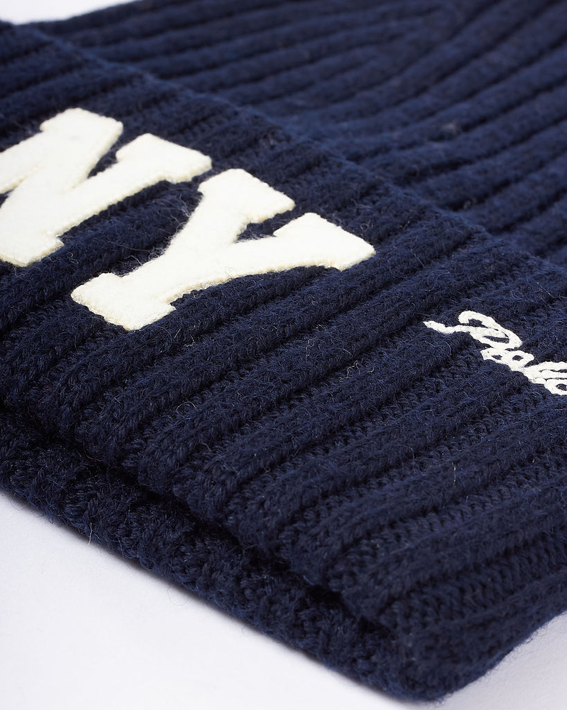 Letterman Beanie Blå