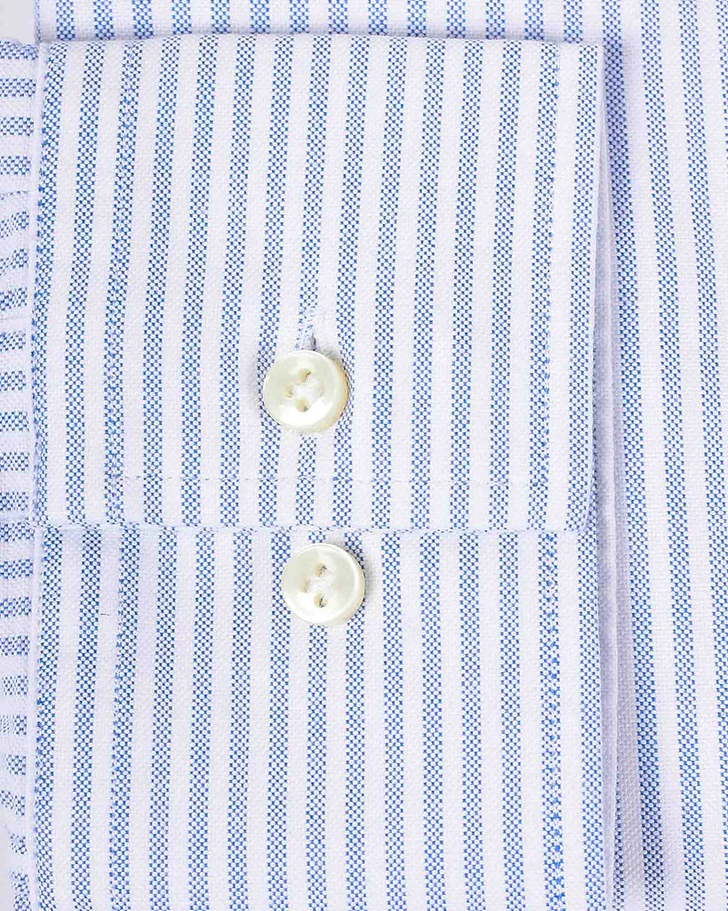 Oxford Skjorte Stripe Blå