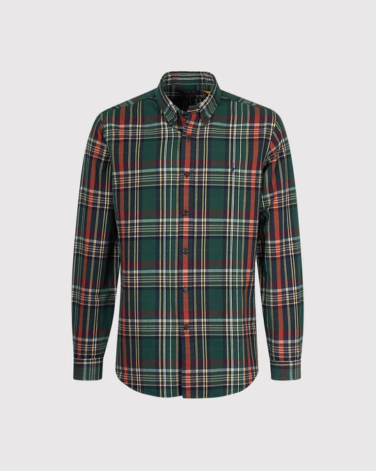 Brushed Oxford Check Grøn