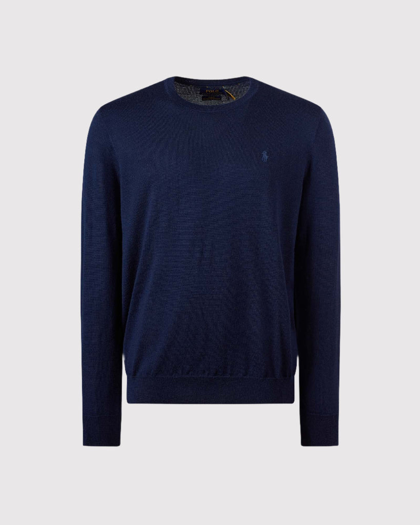 Merino Pullover Blå