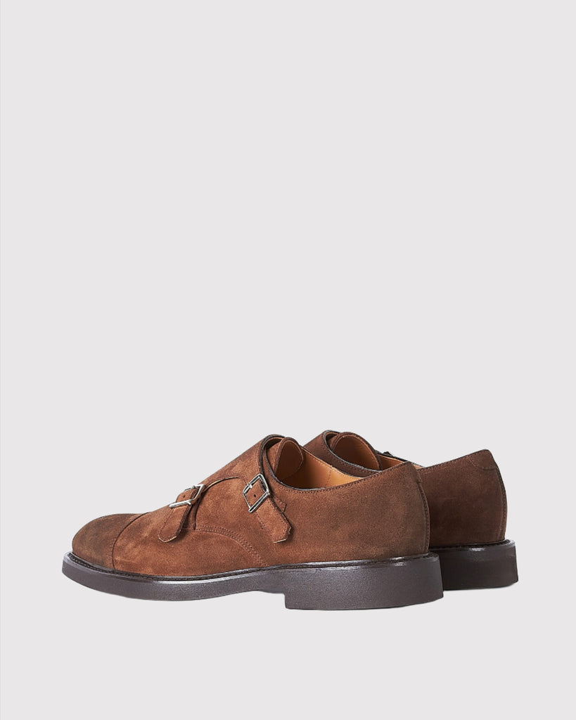 Double Monk Strap Brun