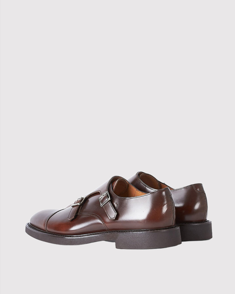 Double Monk Strap Horse Brun