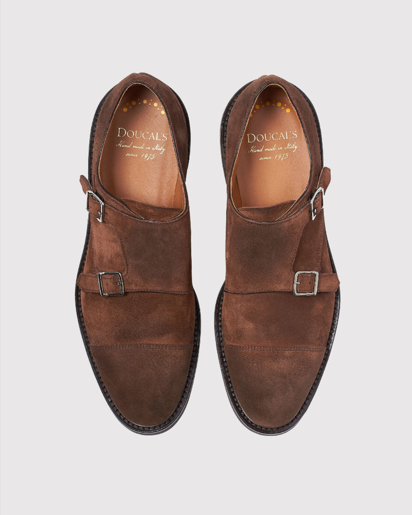 Double Monk Strap Brun