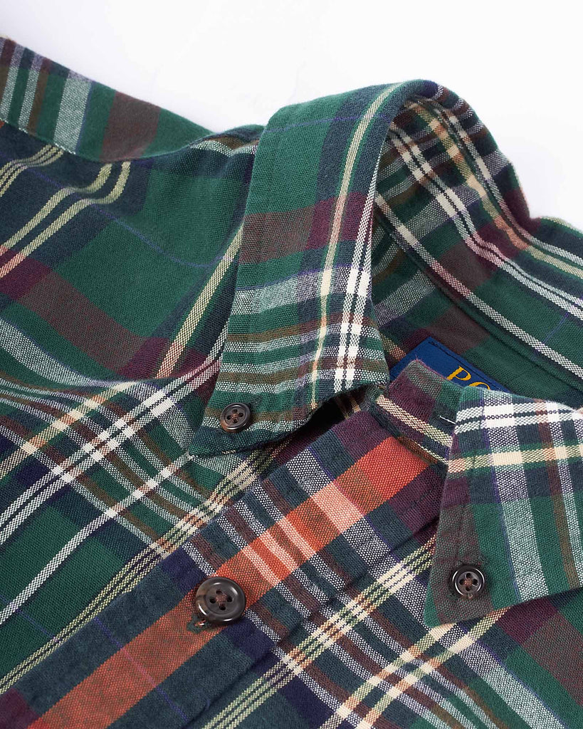 Brushed Oxford Check Grøn