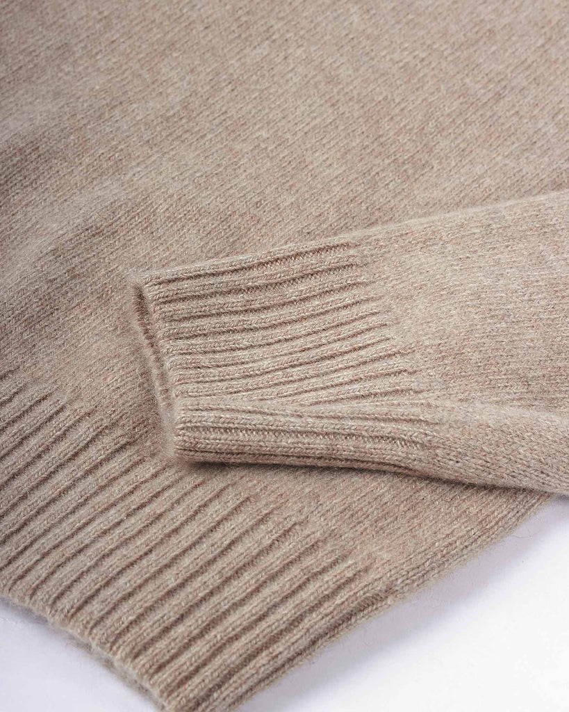 Polo Cashmere Strik Sand