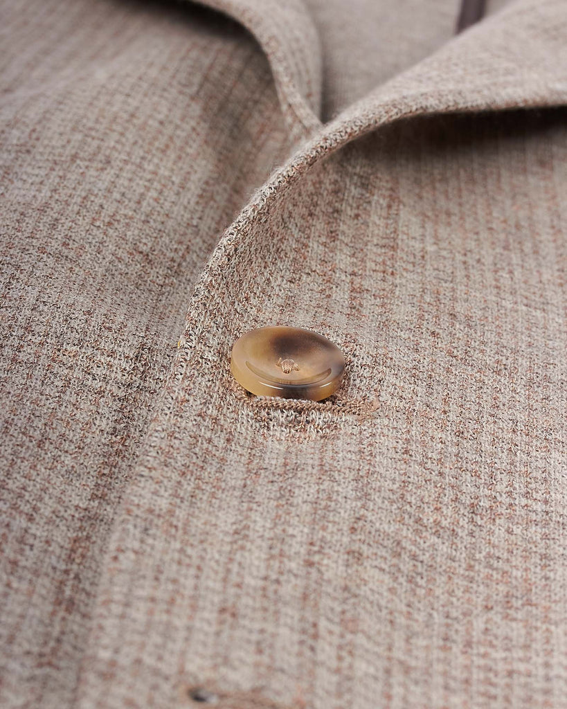 Jersey Check Blazer Sand