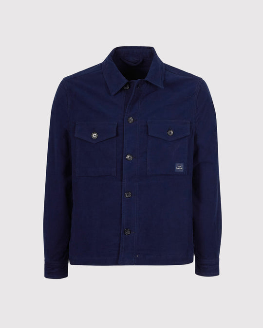 Military Overshirt Blå