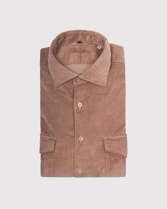 Regular Fit 2 Pocket Fløjl Sand