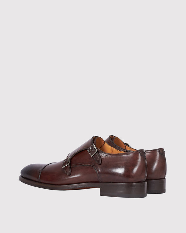 Bautisto Monk Strap Brun