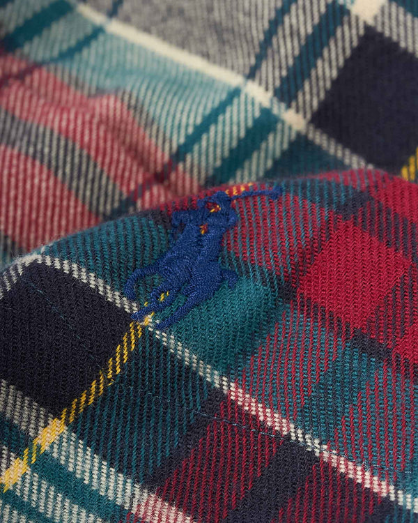 Brushed Twill Skjorte Rød