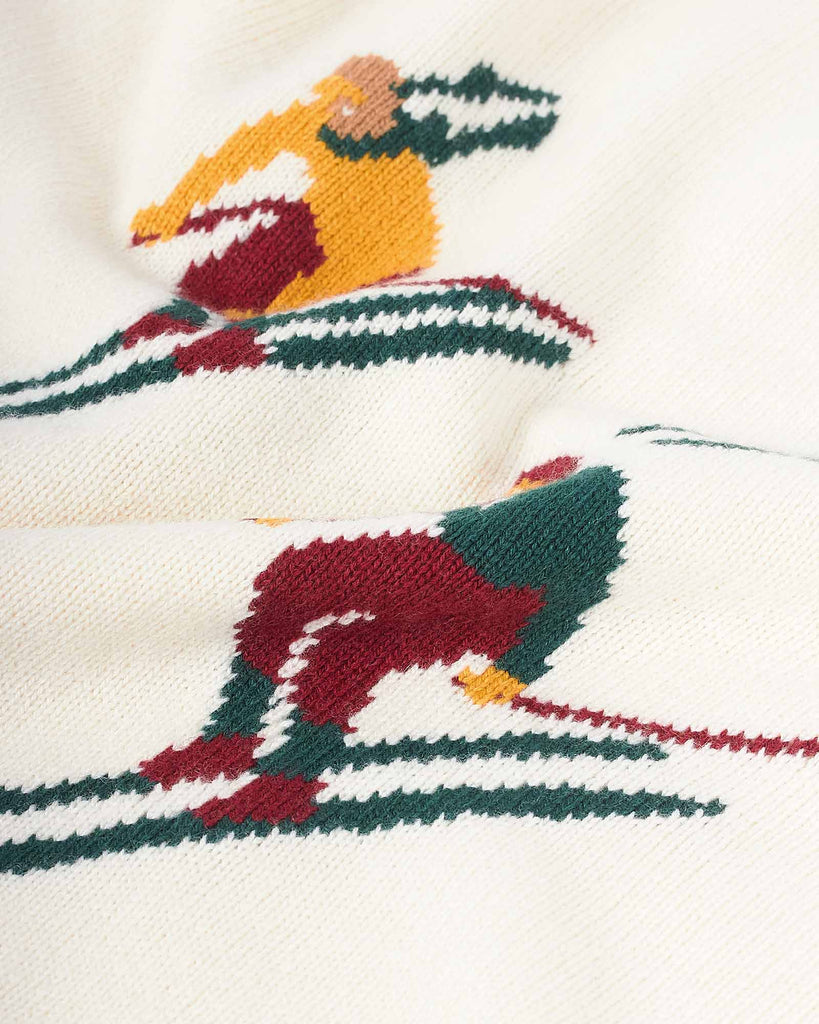 St Moritz Ski Strik Creme