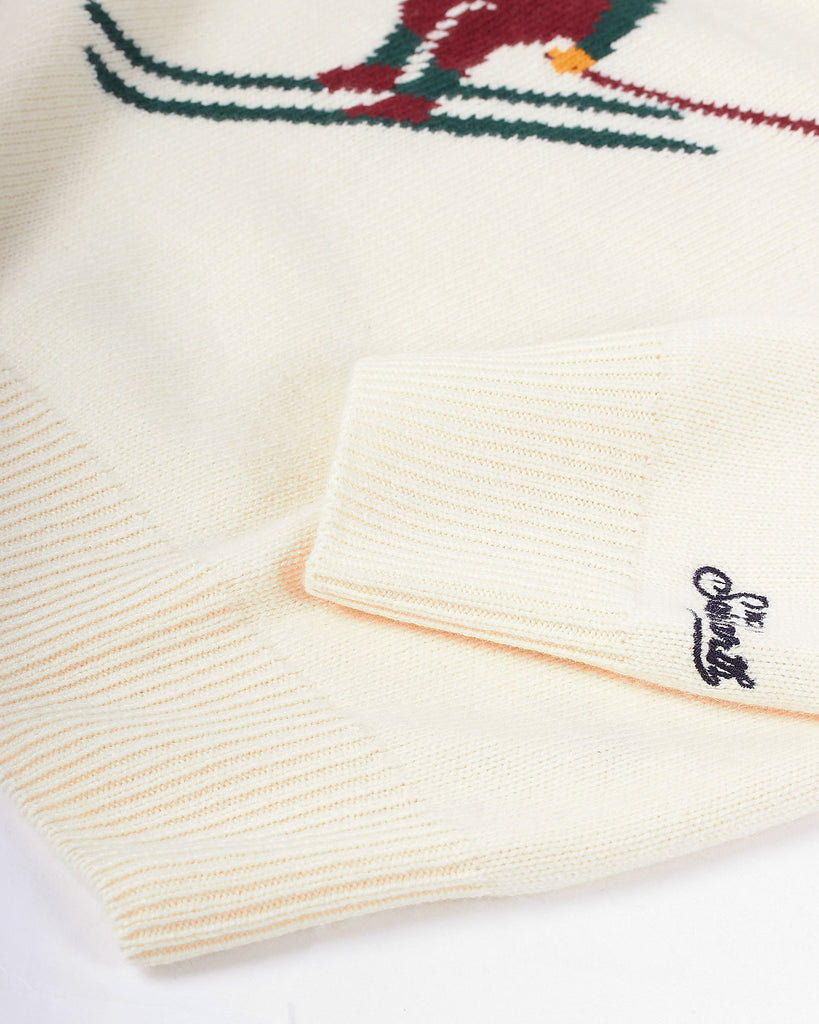 St Moritz Ski Strik Creme
