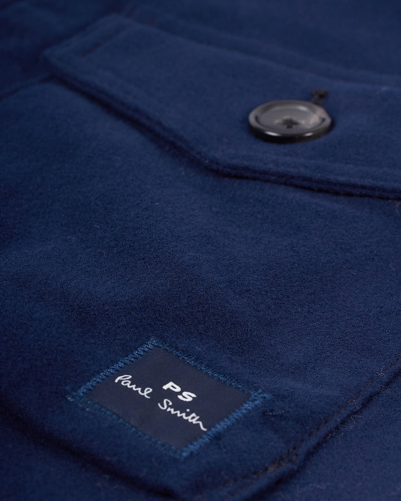 Military Overshirt Blå