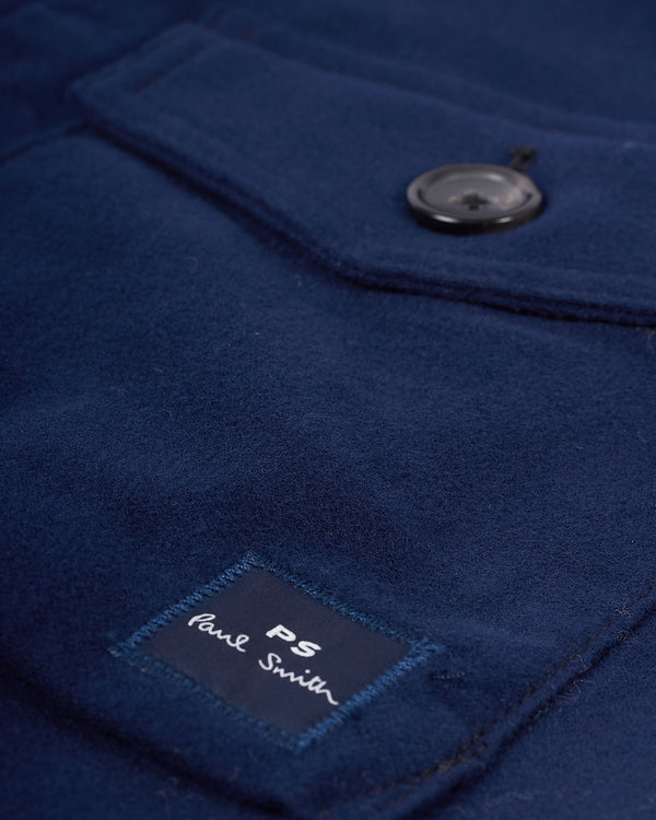 Military Overshirt Blå