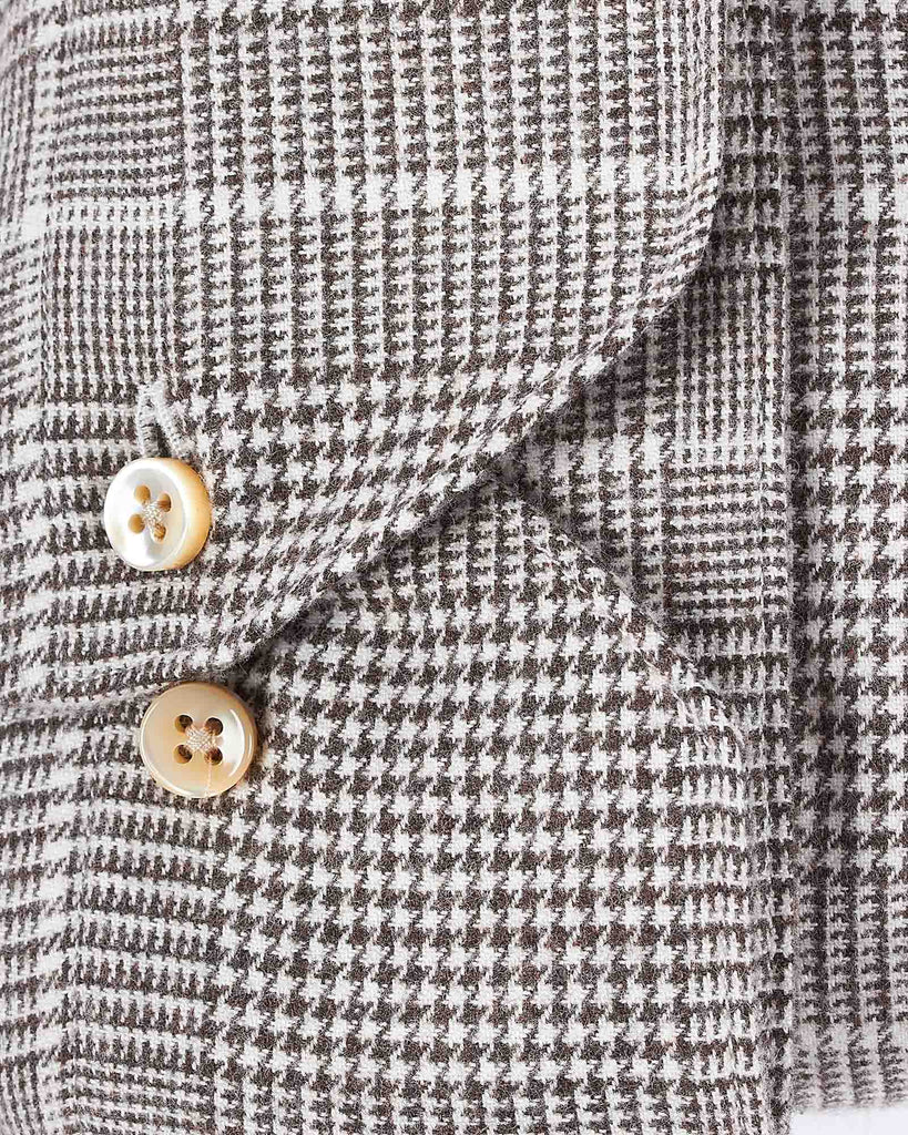 Slim Fit Flannel Tern Brun