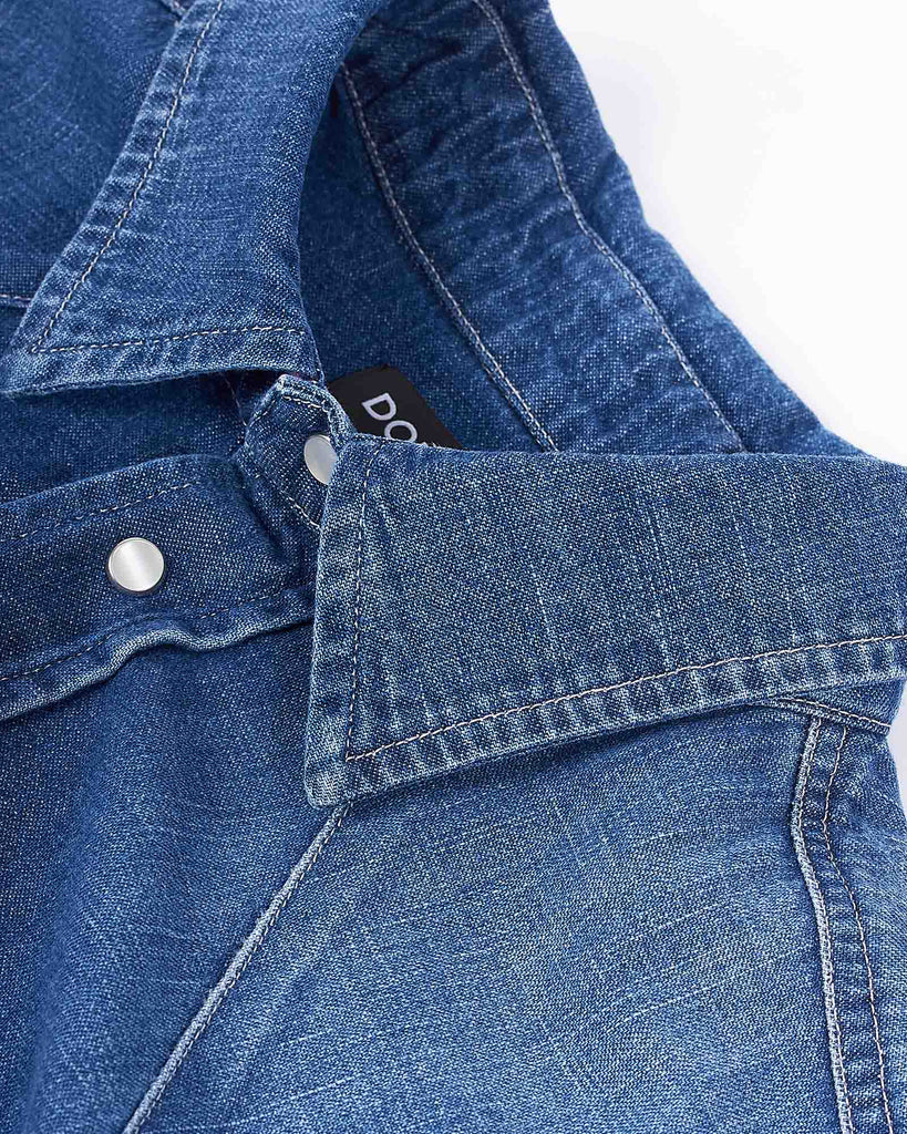 Denim Skjorte Blå