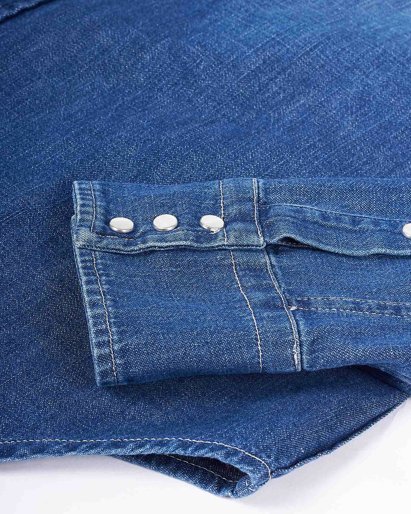 Denim Skjorte Blå