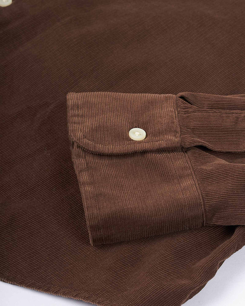 Corduroy Skjorte Brun
