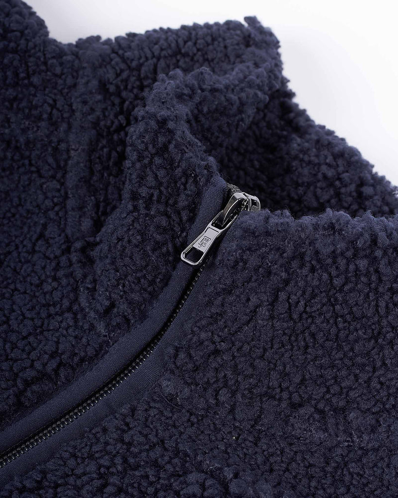 Pile Fleece Jacket Blå