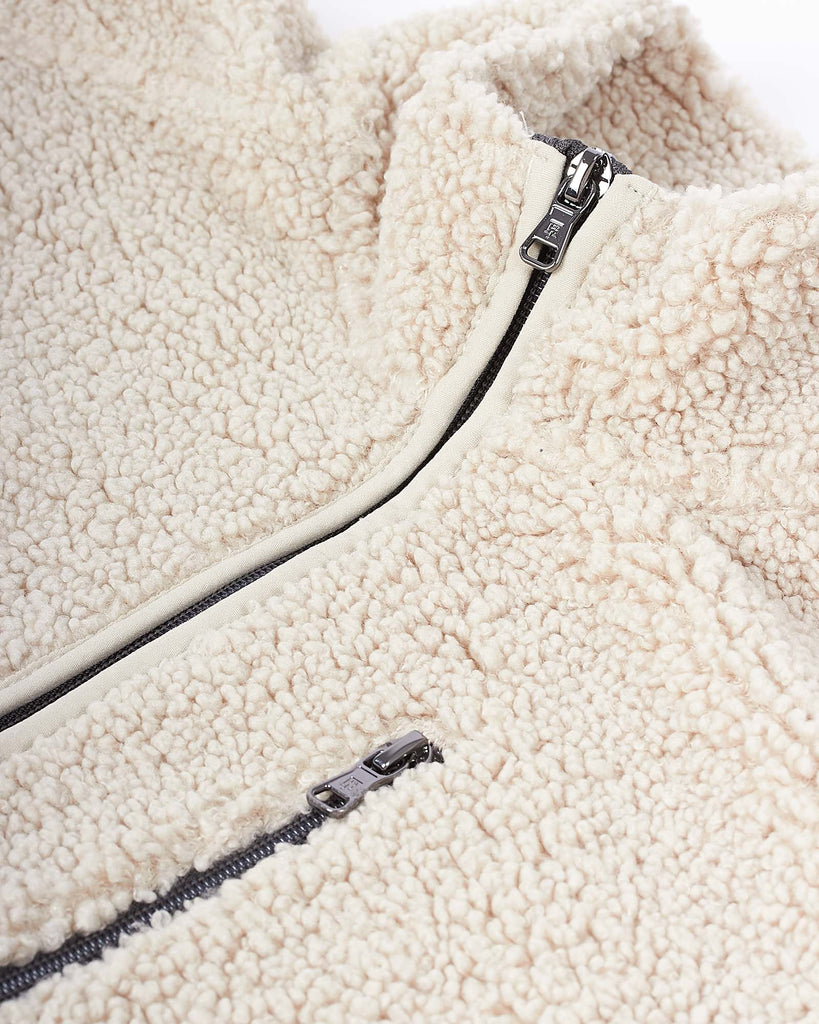 Pile Fleece Jacket Sand