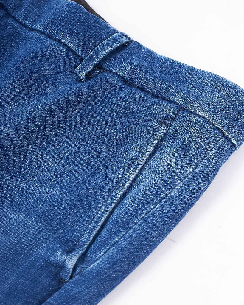 Gaubert Chino Denim Washed Blå