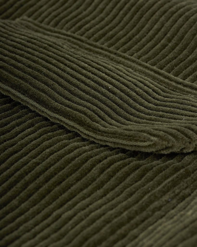 2 Pocket Fløjl Overshirt Grøn