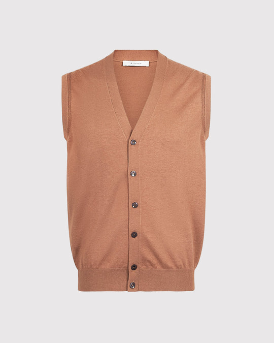 Gilet Vest Cash Camel