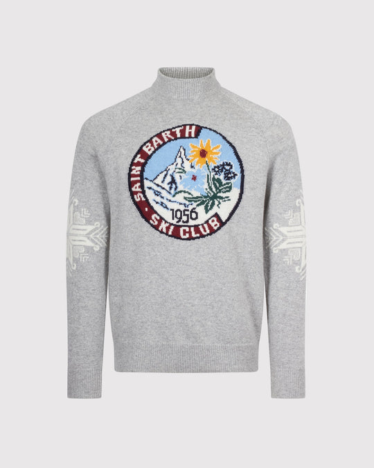 Matterhorn Ski Club Strik Grå