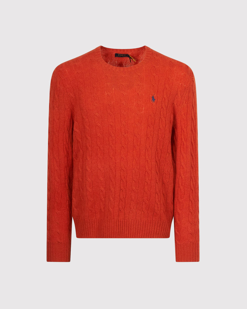 Wool Cash Cable Orange