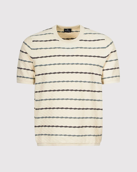 Struktur T-Shirt Strib Sand