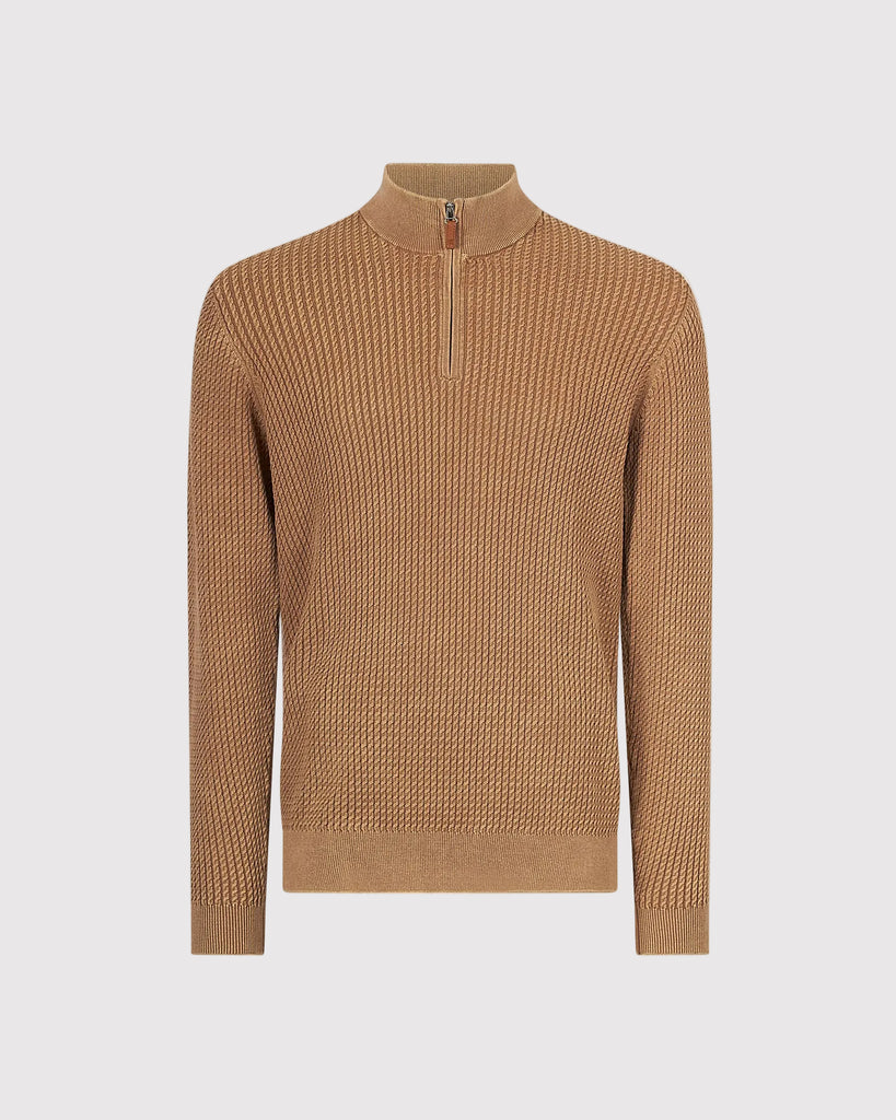 Half Zip Vintage Strik Camel