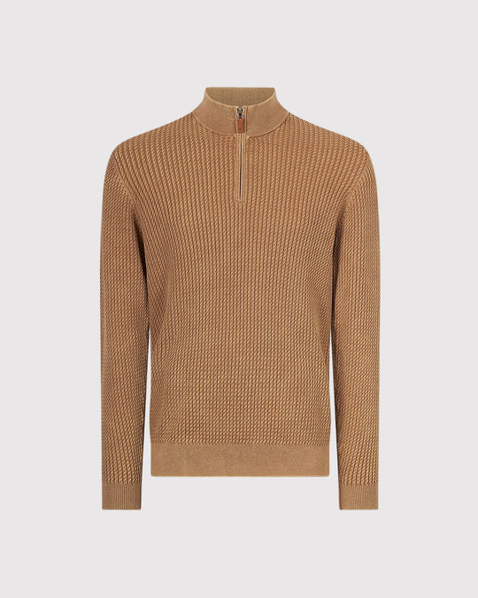 Half Zip Vintage Strik Camel