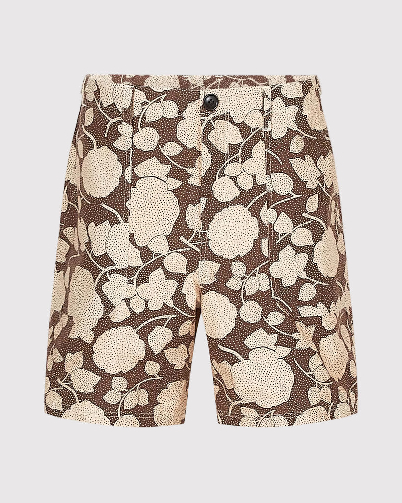 Patch Pocket Shorts Brun