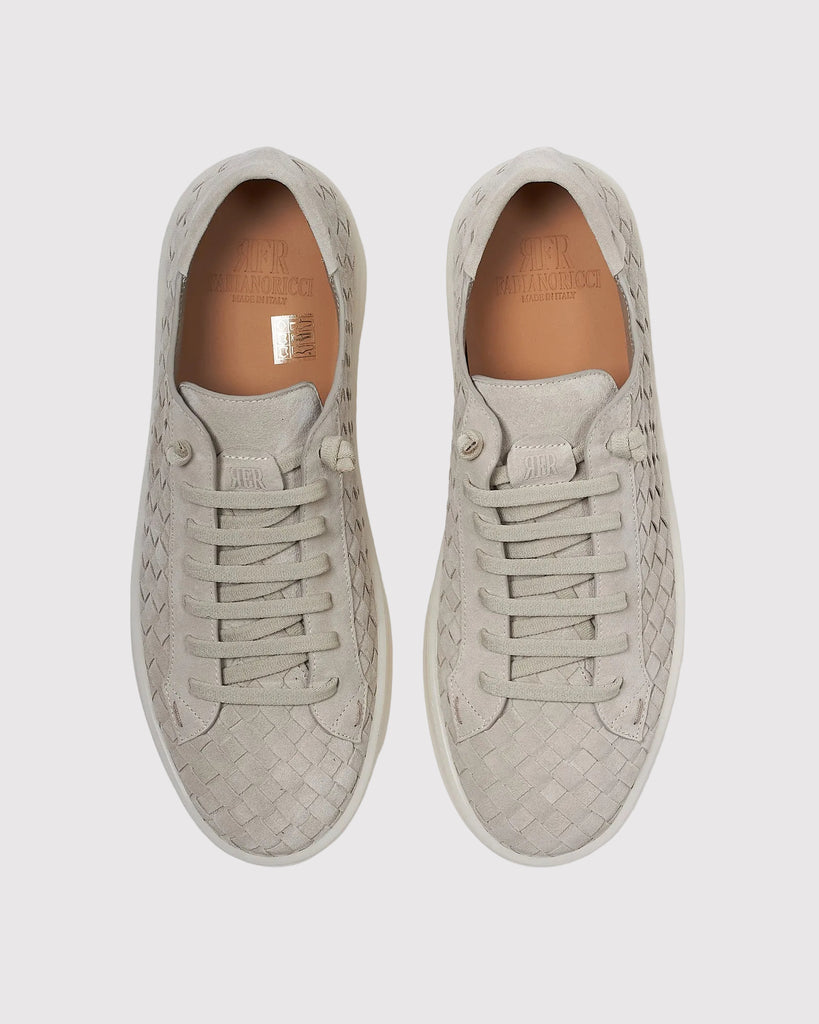 Weave Suede Sneakers Sand