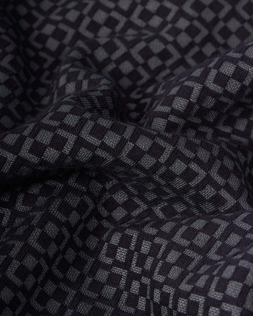 Jersey Print Skjorte SS Sort