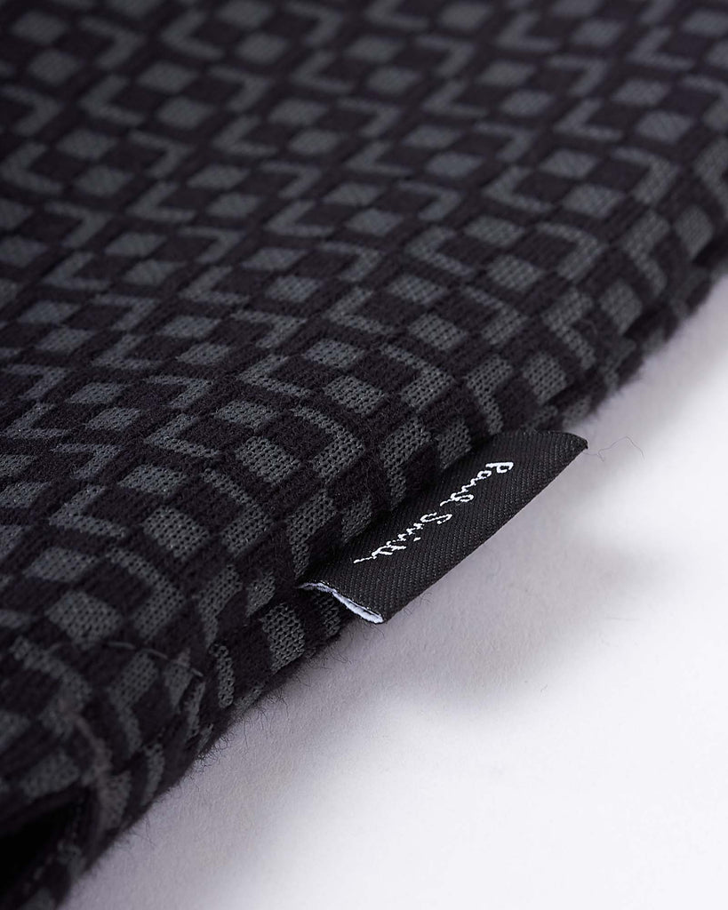 Jersey Print Skjorte SS Sort