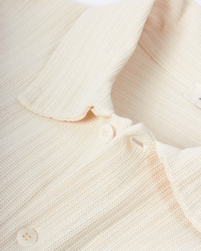 Skjorte SS Struktur Creme