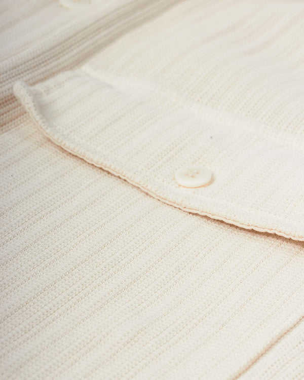 Skjorte SS Struktur Creme