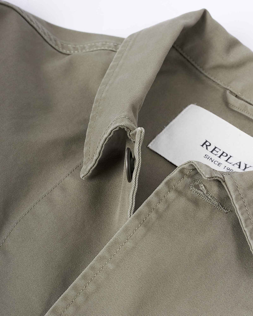 Patch Overshirt Grøn