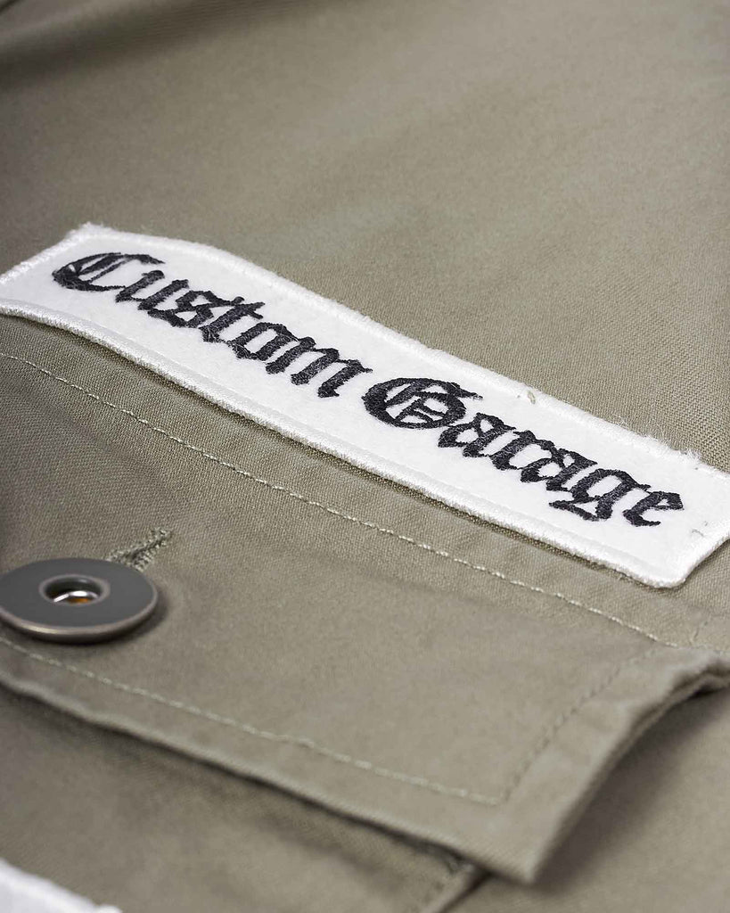 Patch Overshirt Grøn